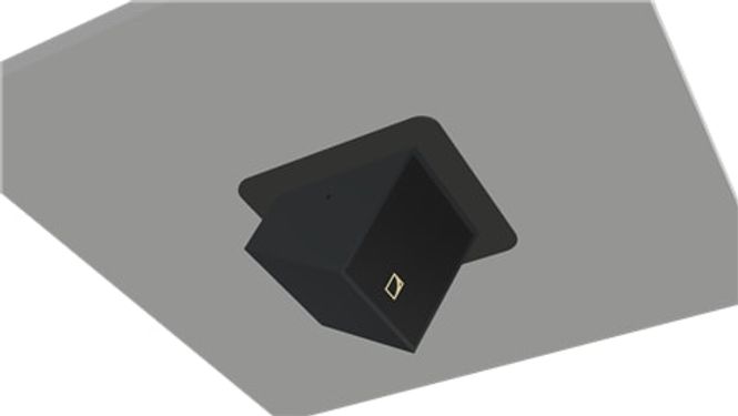 Hovedbilde Innfellingsbrakett for L-Acoustics X4i, Sort, under 20mm