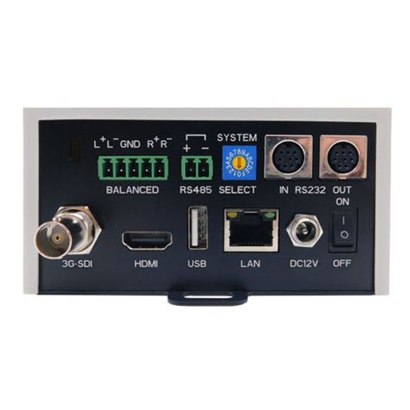 Kamera PTZ 20x Optisk Zoom HDMI SDI USB SRT IP Hvit