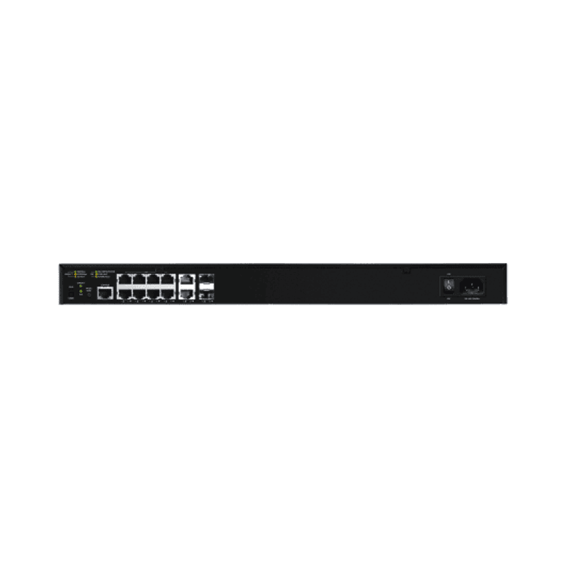 AMS-1208PE AV series 12-Port/8 PoE+ Gigabit managed switch