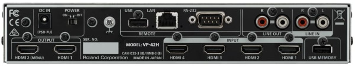 Multiformat videoprosessor 4 HDMI in, PIP prosessor
