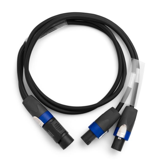 Hovedbilde NL4 splitt kabel 1m CC4 FP adaptor