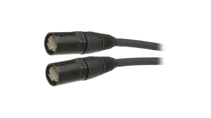 Ethercon kabel Cat6e, sort - 9m