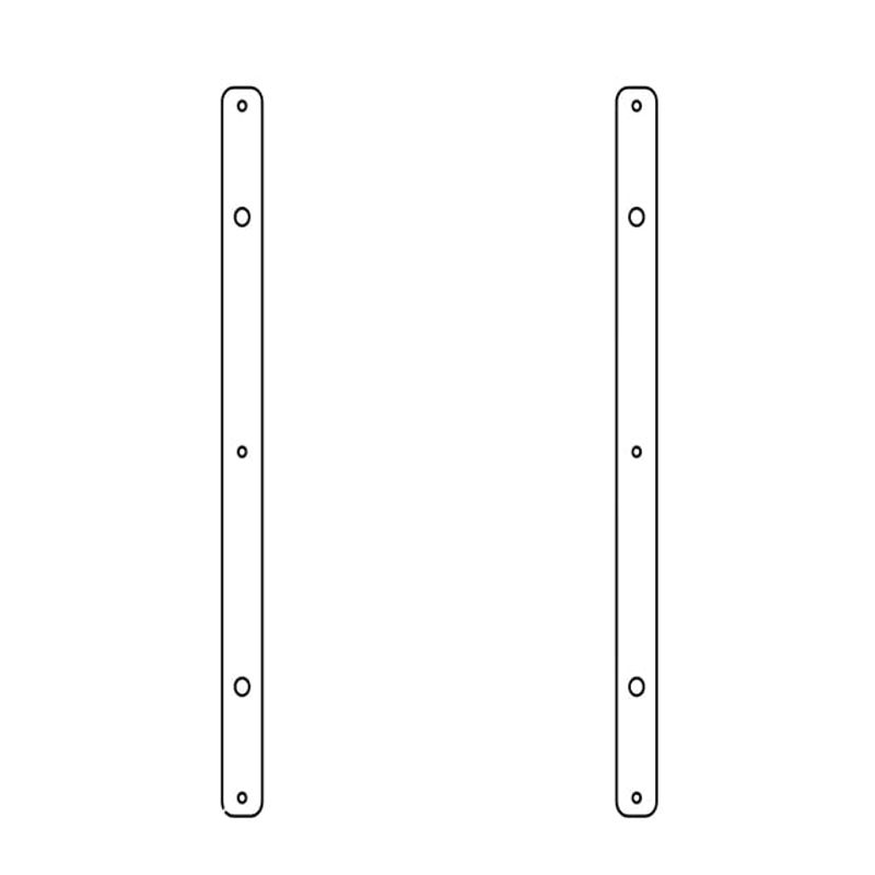 End rigging plates for SB18 IIi White
