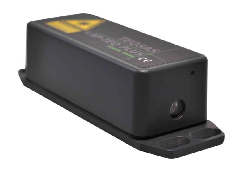 Inclinometer sensor with green laser