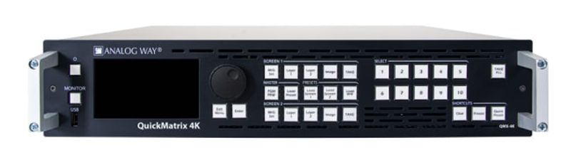 Midra QuickMatrix 4K - 10 input / 2 output / 1 multiview