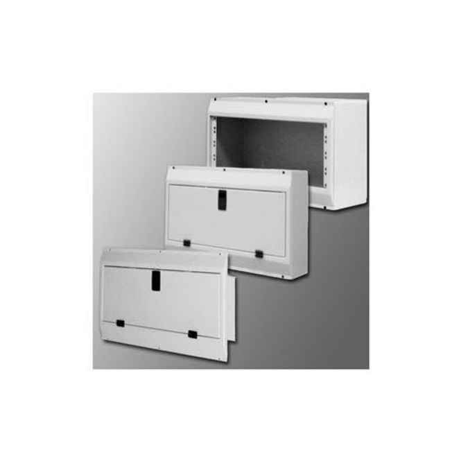 Hovedbilde Rack 4U påvegg 10cm dyp, sort, uten dør