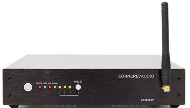 Forsterker 2x140W 4/8 Ohm DSP 1U