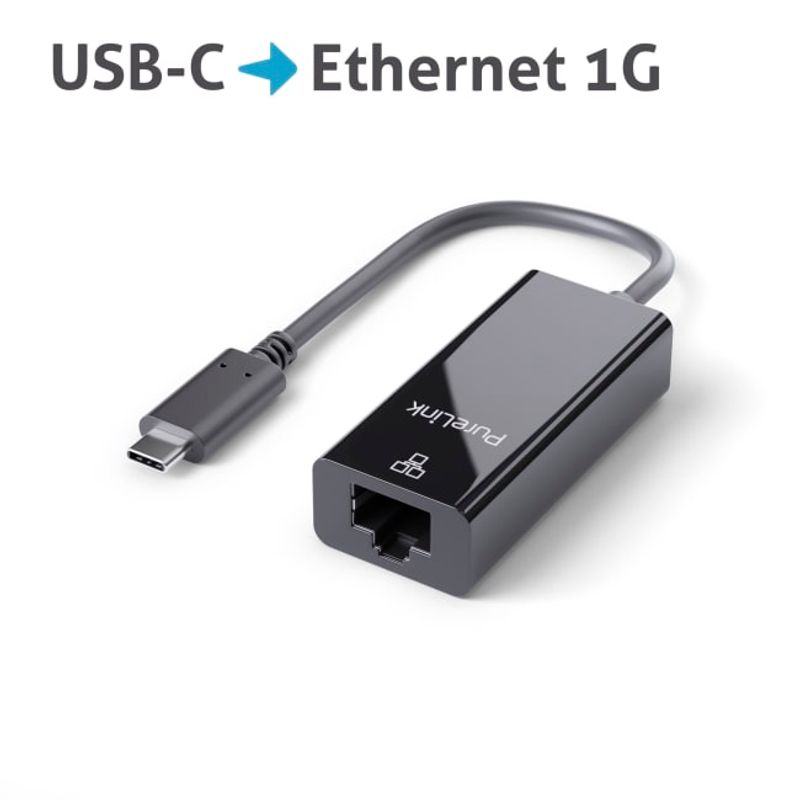 Purelink Premium adapter USB-C til Ethernet 1Gbps