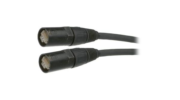 Hovedbilde Ethercon kabel Cat6e, sort - 3m