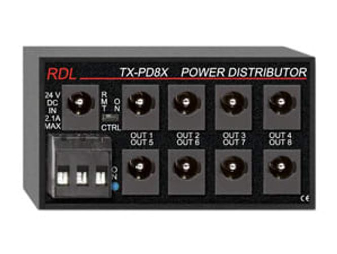 Hovedbilde 24 Vdc Switching Power Supply Distributor - 1x8