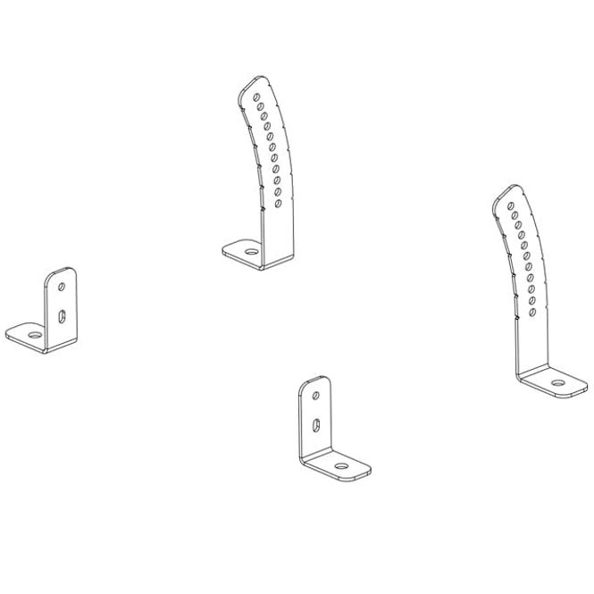 Hovedbilde Fastening bracket w/angles f/A10iW (white)