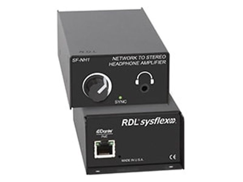 RDL Dante Stereo Hodetelefonforsterker m/Vol POE