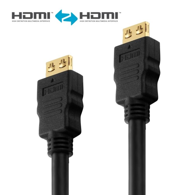 Kabel HDMI PureInstall 5m Sort