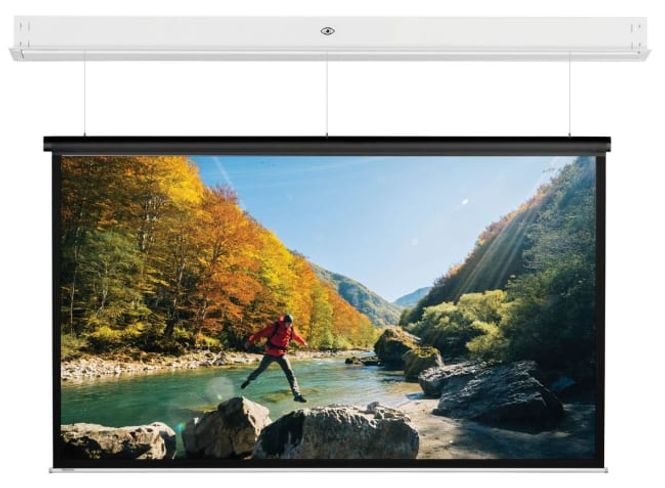 Hovedbilde Lerret mot.,Innfelt,DescenderPro 141x250 Matte White,16:9