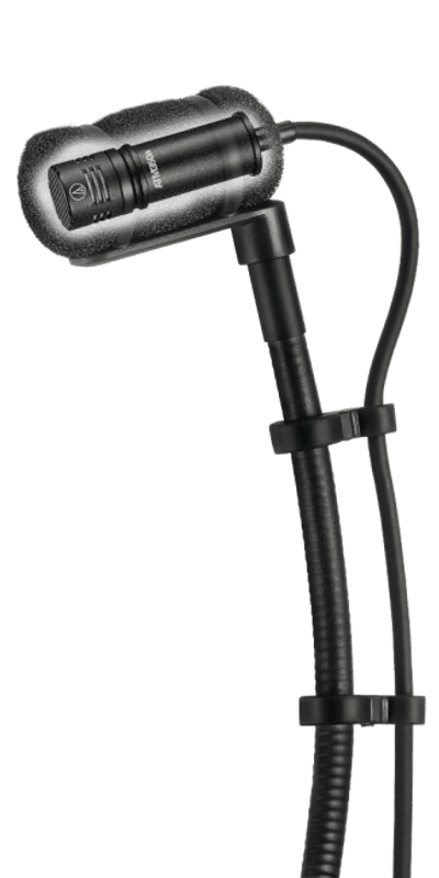 Audio-Technica kondensatormikrofon m/universalfeste, Hirose
