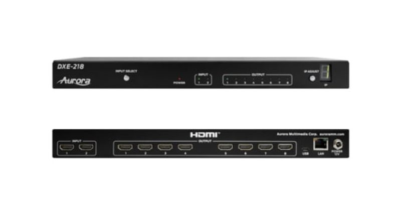 Splitter 2x8 HDMI2.0 HDCP2.2 Auto EDID Auto switch