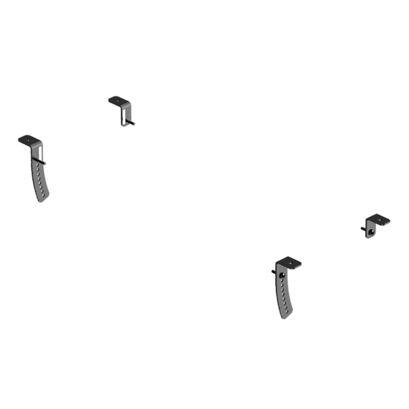 Ceiling fastening bracket with angles for K3iR