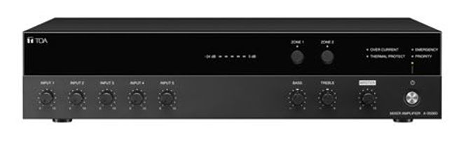Hovedbilde Digital Mikseforsterker 120W,5in,4mic,Jack/Phoenix,100V/8ohm