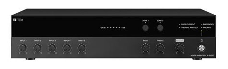 Digital Mikseforsterker 120W,5in,4mic,Jack/Phoenix,100V/8ohm