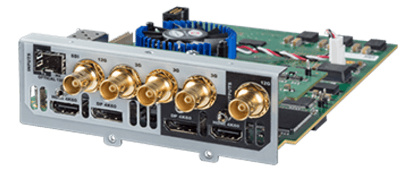 DP 1.2, HDMI 2.0, 12G-SDI & quadlink 3GSDI -I/O Exp. Interf.