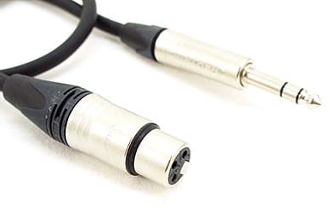 Hovedbilde XLRM to TRS jack 0,15m