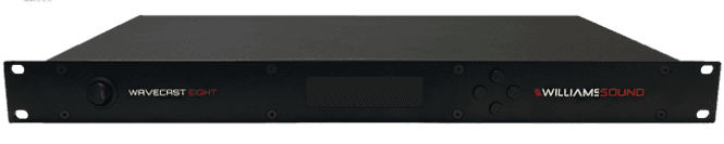 Hovedbilde WaveCAST, 8 channel audio streaming over Wi-Fi, med DANTE