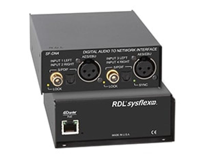 RDL Dante AES/EBU + SPDIF Inn og Ut