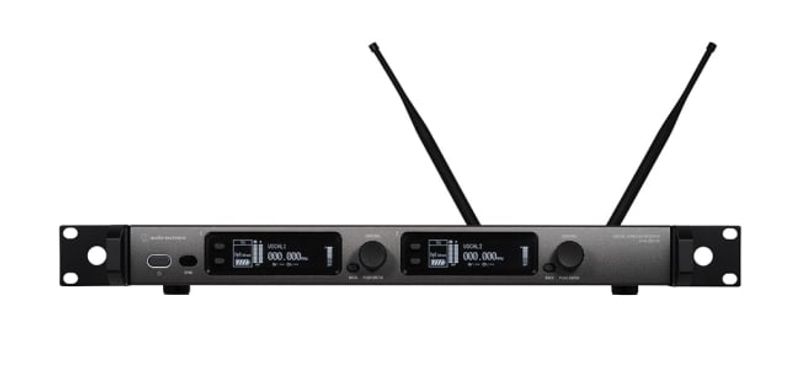 Mottager 2x m/DANTE,Dig.Kryptert D3200, 530.000 - 589.975MHz