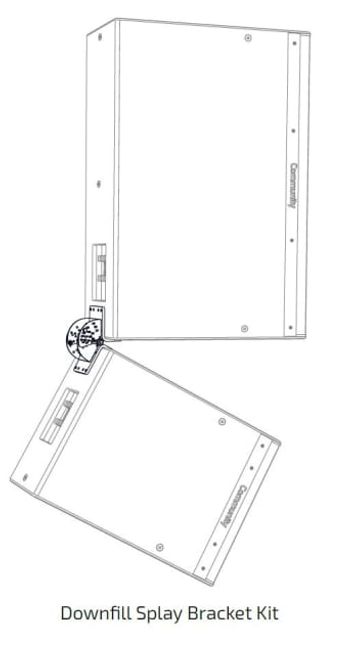 Hovedbilde DOWNFILL SPLAY Brakett KIT Sort