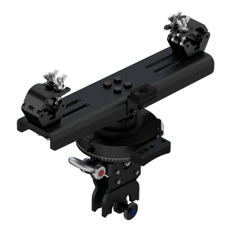 Panning clamp certified for 1000 kg / 2205 lb