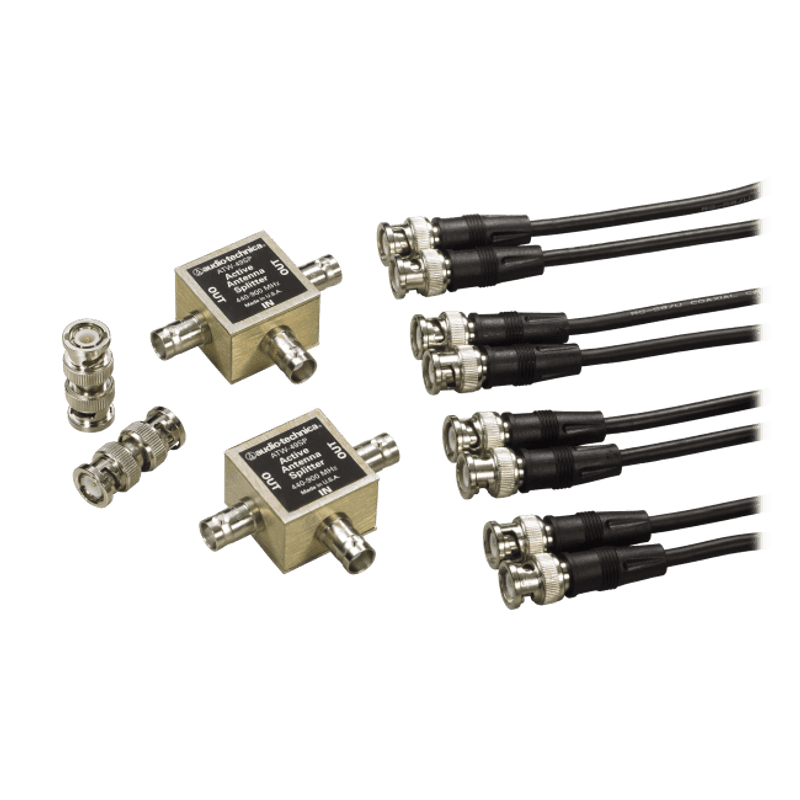 Audio-Technica antennesplitter, sett 2 stk, for kabel