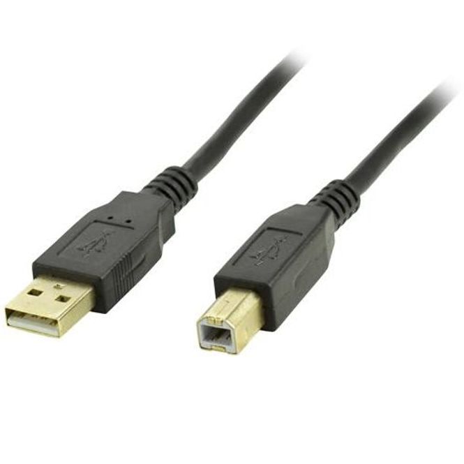 Hovedbilde USB 2.0 Cable - A/B - black - 2.00m
