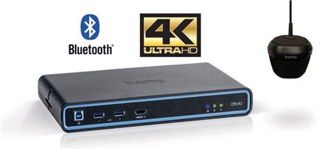 Hovedbilde Devio Enhet for Videokonferanse m/Takmik Sort 4K BT