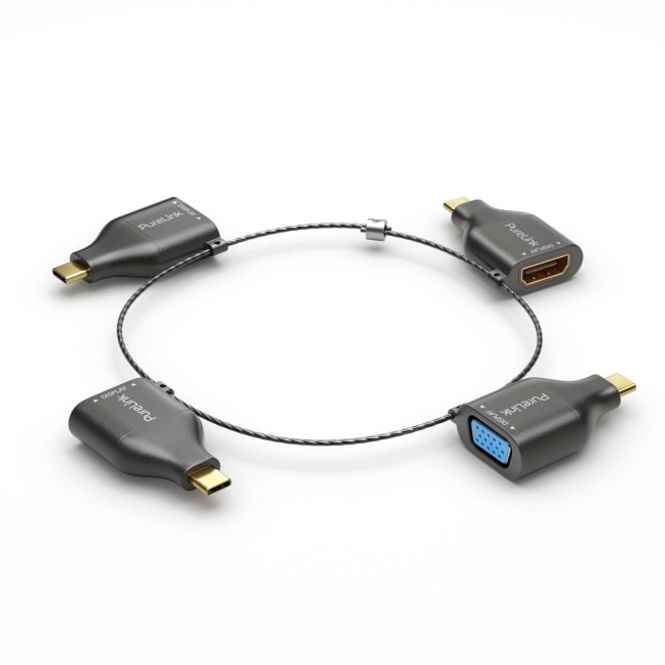 Hovedbilde AdapterRing USB-C TIL DP/miniDP/HDMI/VGA