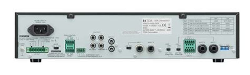 Digital Mikseforsterker 60W,5in,4mic,Jack/Phoenix,100V/8ohm