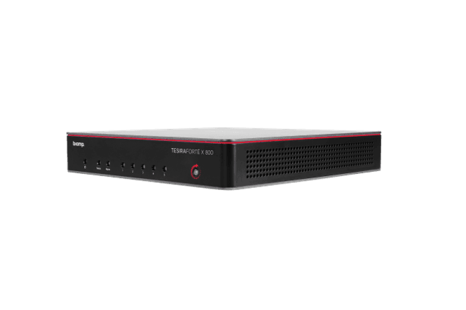 Hovedbilde DSP w/4 PoE+ ports.AVB & Dante,2x2analog I/O,St USB & 8xAEC
