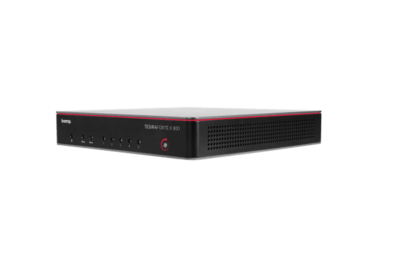 DSP w/4 PoE+ ports.AVB & Dante,2x2analog I/O,St USB & 8xAEC