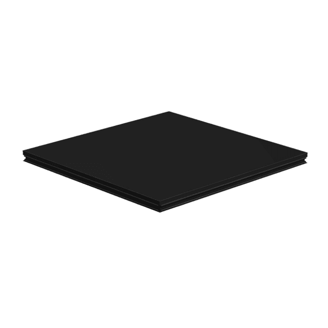 Hovedbilde Scenelement Spider lettvekt 1x1, HEX top, Sort