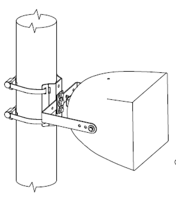 Hovedbilde POLE MOUNT Brakett, SINGLE Høyttaler