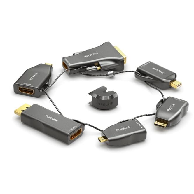 Hovedbilde AdapterRing miniDP/DP/USB-C/miniHDMI/microHDMI/DVI til HDMI