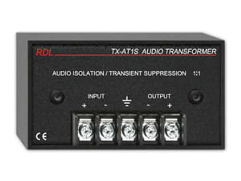 RDL Transformator 1:1 Linjenivå Skruterminering Max+22dB m/suppr