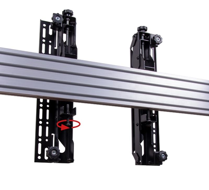 B-Tech Micro-adjust Arms Quick Lock Push