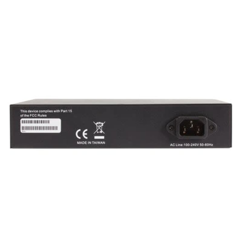 Luxul Switch Managed 12P/8PxPoE+ Gigabit L3 130W POE, port front