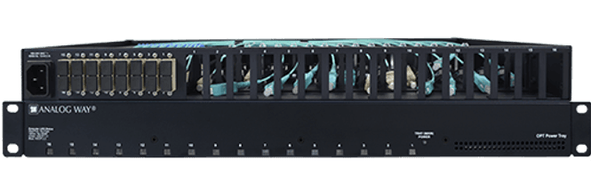 Hovedbilde RackMount.PowerTray 16 TX & RX opt.ext.-8x SC Duplex conn.s