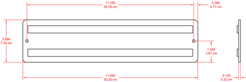 RDL Adapter Monteringsplate for ST