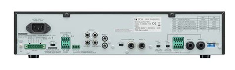 Digital Mikseforsterker 480W,5in,4mic,Jack/Phoenix,100V/8ohm