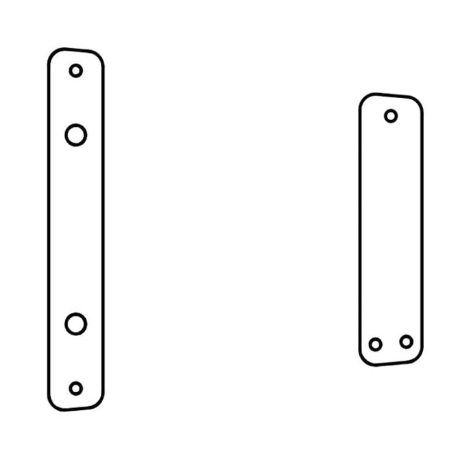 Hovedbilde End rigging plates for KARA IIi White