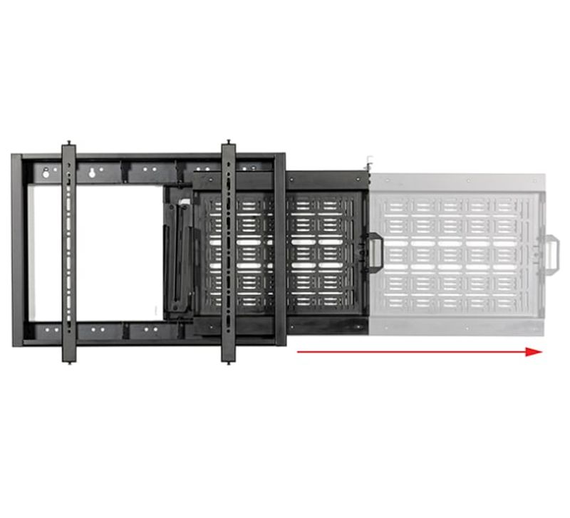 Wall Mount With Slide-Out AV Storage Tray