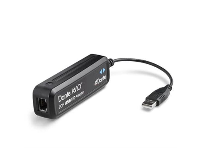 Hovedbilde DANTE adapter USB IO 2×2, POE