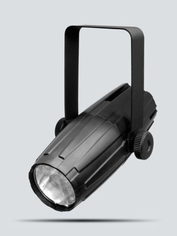 LED Pinspot 2 Includes: 4-pack of Gels, 6- and 9-dg lenses